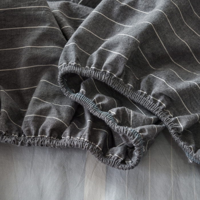 91家纺网 家纺一手货源 找家纺 床笠人家 2023新款全棉水洗棉防水床笠 巴洛克-灰