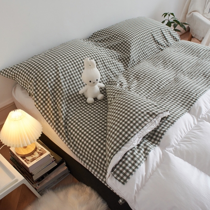 91家纺网 家纺一手货源 找家纺 无印色织全棉水洗棉酒店隔脏睡袋便携式出差旅游行单双人床单被套