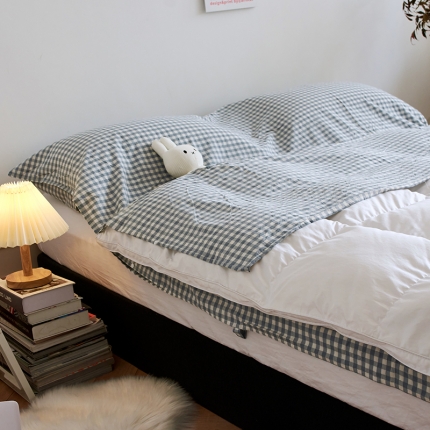 91家纺网 家纺一手货源 找家纺 无印色织全棉水洗棉酒店隔脏睡袋便携式出差旅游行单双人床单被套