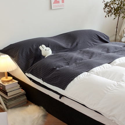 91家纺网 家纺一手货源 找家纺 无印色织全棉水洗棉酒店隔脏睡袋便携式出差旅游行单双人床单被套