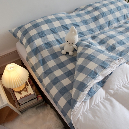 91家纺网 家纺一手货源 找家纺 无印色织全棉水洗棉酒店隔脏睡袋便携式出差旅游行单双人床单被套