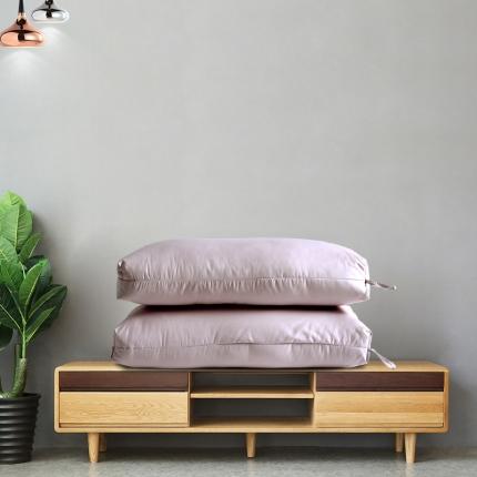 91家纺网 家纺一手货源 找家纺 太阳羽家纺 2021新款彩色羽毛枕芯枕头 浅粉40*66cm