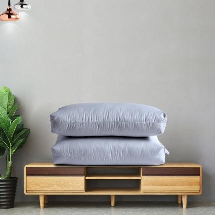 91家纺网 家纺一手货源 找家纺 太阳羽家纺 2021新款彩色羽毛枕芯枕头 浅灰40*66cm