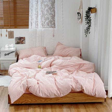 91家纺网 家纺一手货源 找家纺 （总）安莱生活 2021新款水洗棉全棉四件套