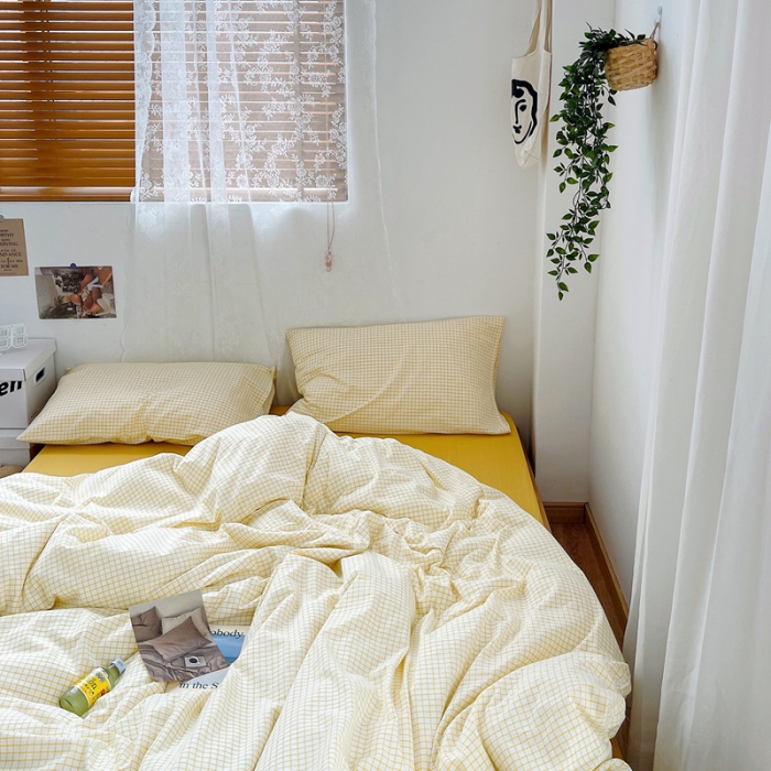 91家纺网 家纺一手货源 找家纺 （总）安莱生活 2021新款水洗棉全棉四件套