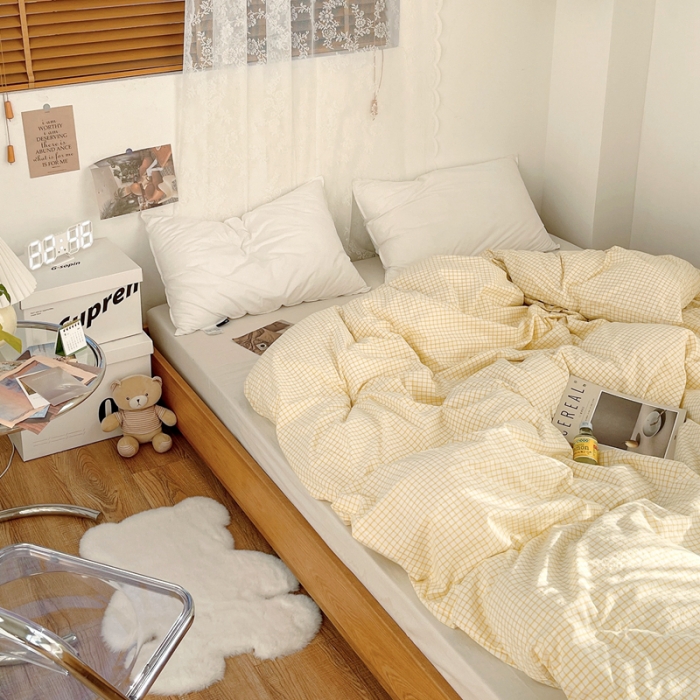 91家纺网 家纺一手货源 找家纺 （总）安莱生活 2021新款水洗棉全棉单品被套