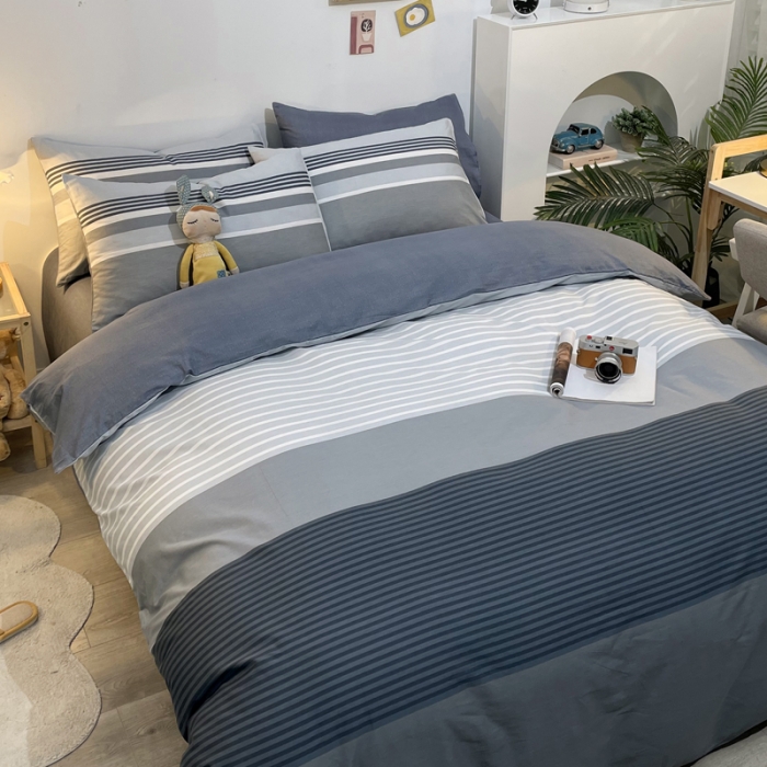 91家纺网 家纺一手货源 找家纺 芊寻家居 2024年新款全棉印花13372四件套 经典回味