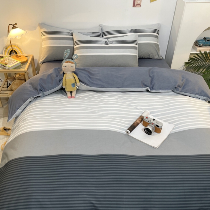 91家纺网 家纺一手货源 找家纺 芊寻家居 2024年新款全棉印花13372四件套 经典回味