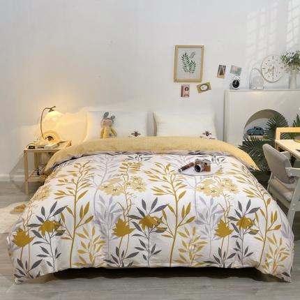 91家纺网 家纺一手货源 找家纺 芊寻家居 2024新款全棉印花13372单被套 秋色宜人