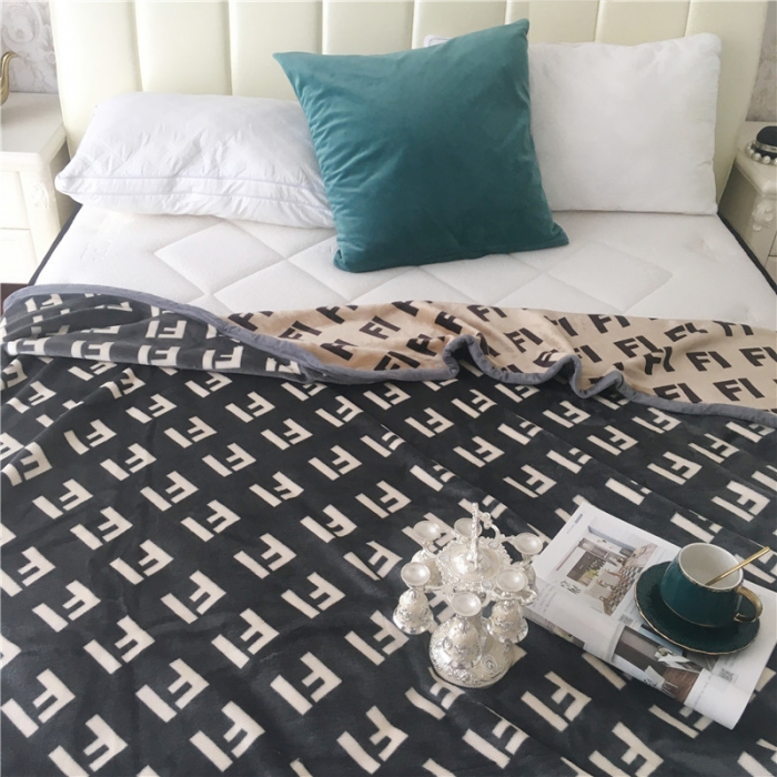 91家纺网 家纺一手货源 找家纺 卡奥 AB版云貂绒毛毯法莱绒休闲盖毯沙发毯空调毯子 格瑞