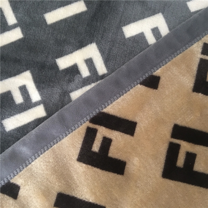 91家纺网 家纺一手货源 找家纺 卡奥 AB版云貂绒毛毯法莱绒休闲盖毯沙发毯空调毯子 格瑞