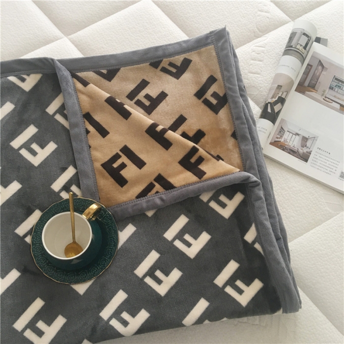 91家纺网 家纺一手货源 找家纺 卡奥 AB版云貂绒毛毯法莱绒休闲盖毯沙发毯空调毯子 格瑞