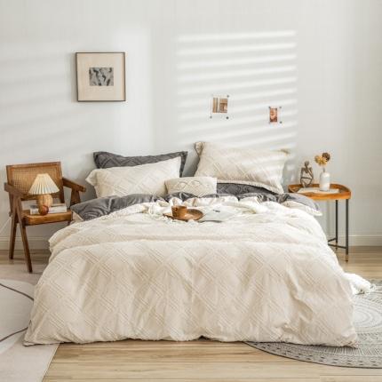 91家纺网 家纺一手货源 找家纺 （总）仟网汇 2021新款韩式剪花四件套