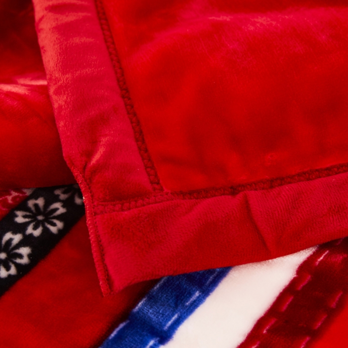 91家纺网 家纺一手货源 找家纺 凯轩毛毛毯毯子 2024新款婚庆云毛毯毯子 爱转角