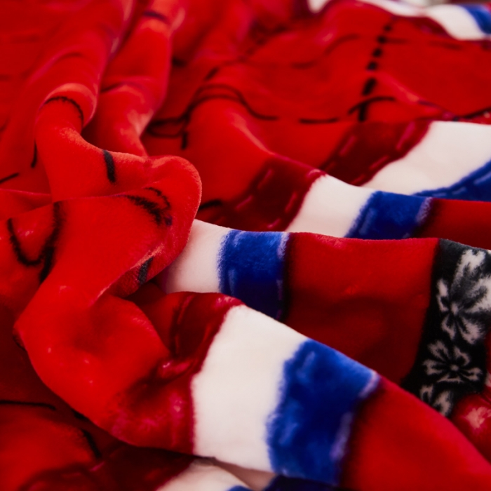 91家纺网 家纺一手货源 找家纺 凯轩毛毛毯毯子 2024新款婚庆云毛毯毯子 爱转角