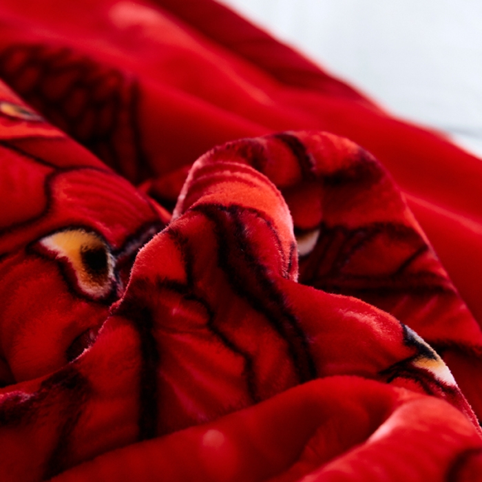 91家纺网 家纺一手货源 找家纺 凯轩毛毛毯毯子 2024新款婚庆云毛毯毯子 凤舞良缘