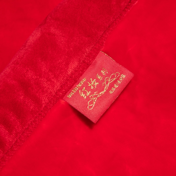 91家纺网 家纺一手货源 找家纺 凯轩毛毛毯毯子 2024新款婚庆云毛毯毯子 美好良缘