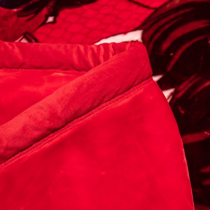 91家纺网 家纺一手货源 找家纺 凯轩毛毛毯毯子 2024新款婚庆云毛毯毯子 情谊浓浓