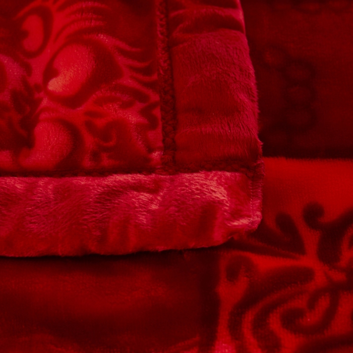 91家纺网 家纺一手货源 找家纺 凯轩毛毛毯毯子 2024新款婚庆云毛毯毯子 我家有喜