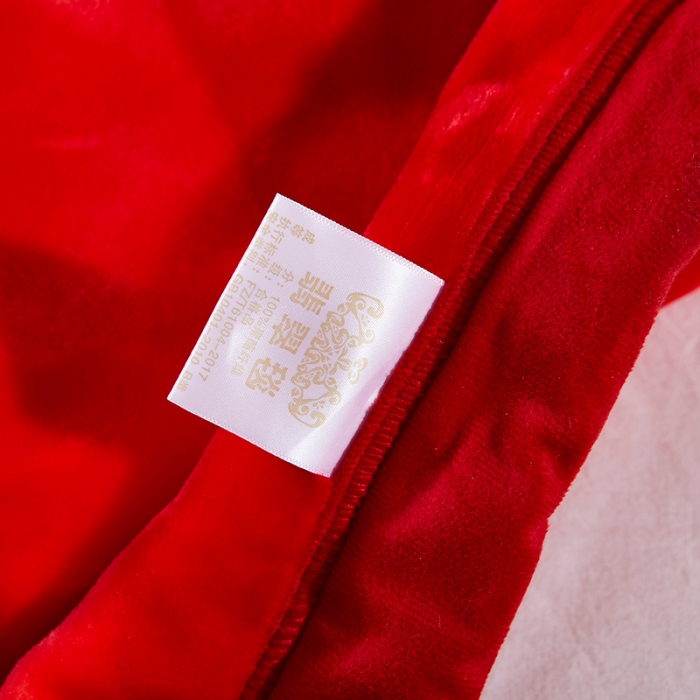 91家纺网 家纺一手货源 找家纺 凯轩毛毛毯毯子 2024新款婚庆云毛毯毯子 相思