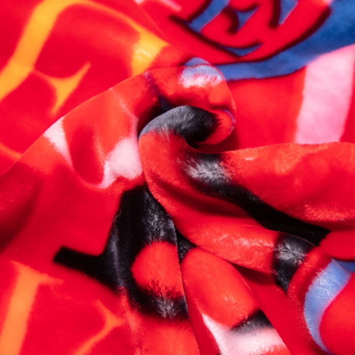 91家纺网 家纺一手货源 找家纺 凯轩毛毛毯毯子 2024新款婚庆云毛毯毯子 一见钟情