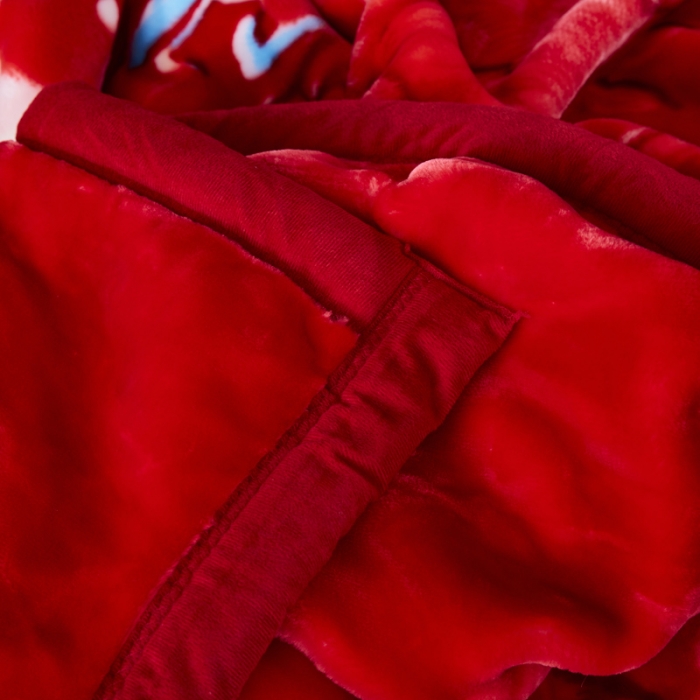 91家纺网 家纺一手货源 找家纺 凯轩毛毛毯毯子 2024新款婚庆云毛毯毯子 与子偕老