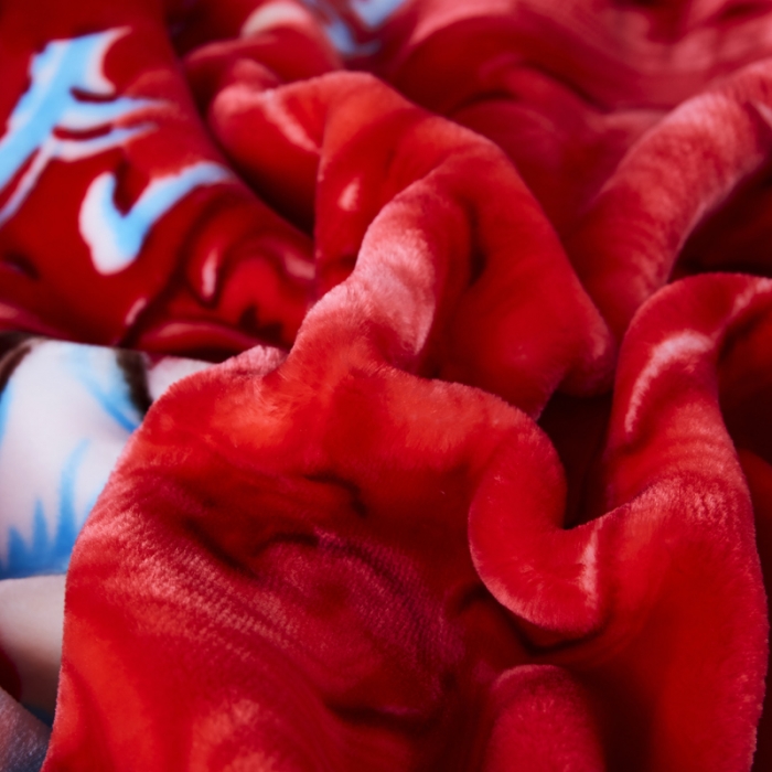 91家纺网 家纺一手货源 找家纺 凯轩毛毛毯毯子 2024新款婚庆云毛毯毯子 与子偕老