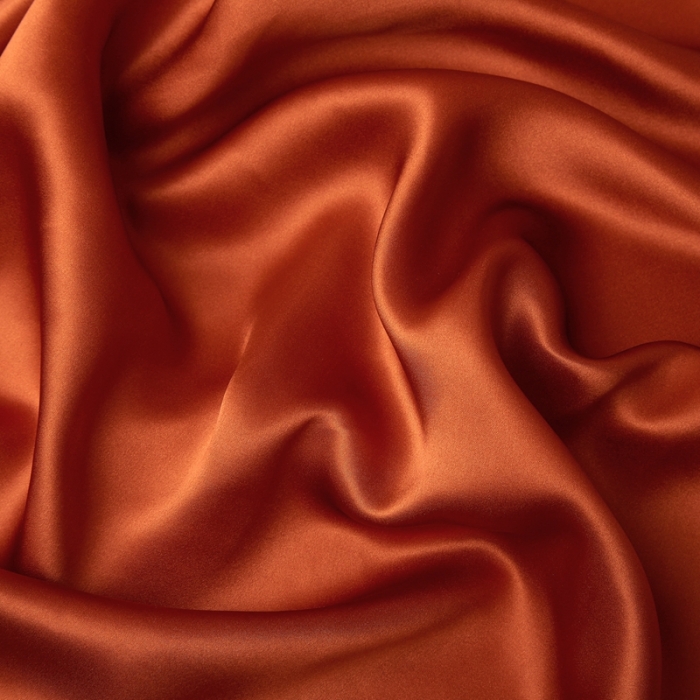 91家纺网 家纺一手货源 找家纺 雅韵诗真丝馆 2023新款滚边枕套（不退换） 爱马橙48*74cm一只