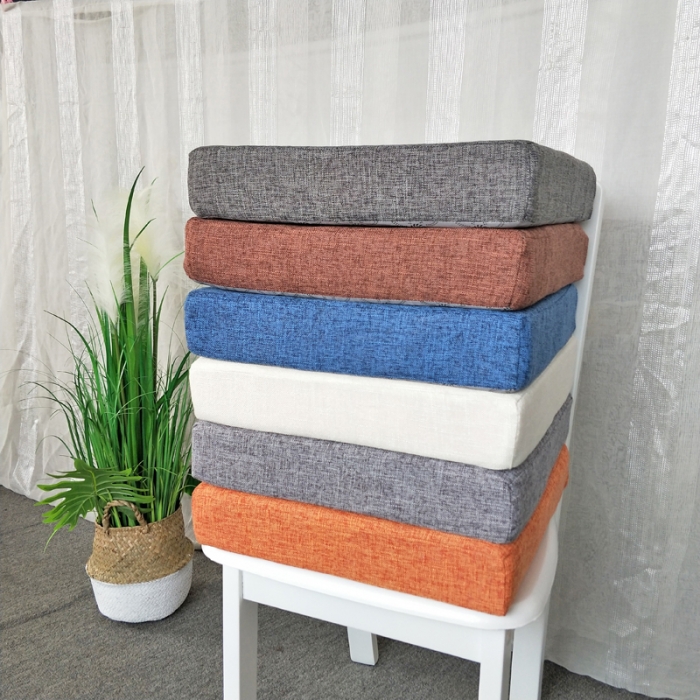 91家纺网 家纺一手货源 找家纺 加工定制海绵沙发垫中式椅子垫太师椅垫加厚棉麻海绵坐垫飘窗垫