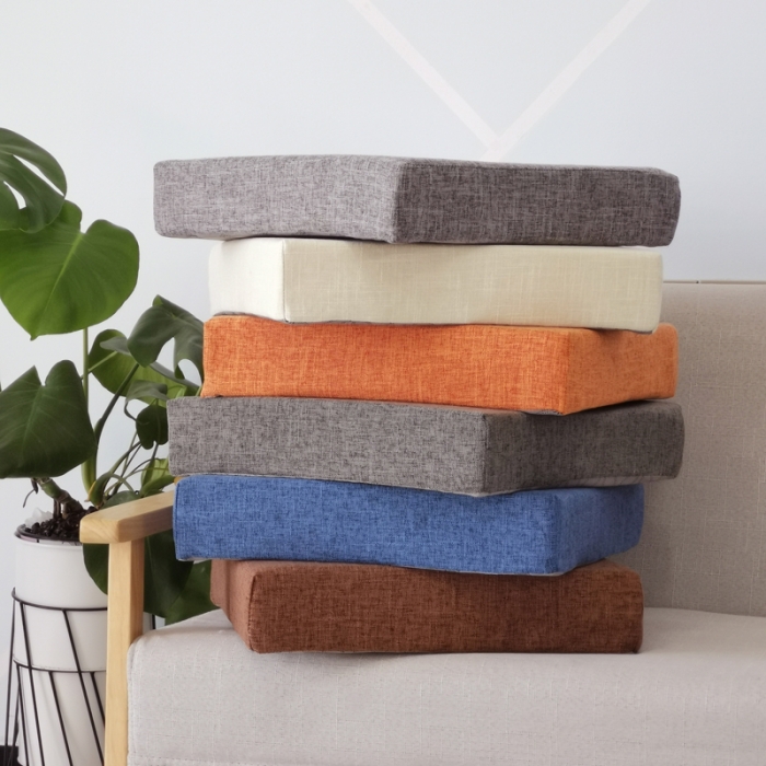 91家纺网 家纺一手货源 找家纺 加工定制海绵沙发垫中式椅子垫太师椅垫加厚棉麻海绵坐垫飘窗垫