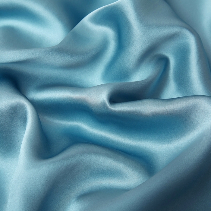 91家纺网 家纺一手货源 找家纺 雅韵诗真丝馆 2023新款滚边枕套（不退换） 雾霾蓝48*74cm一只