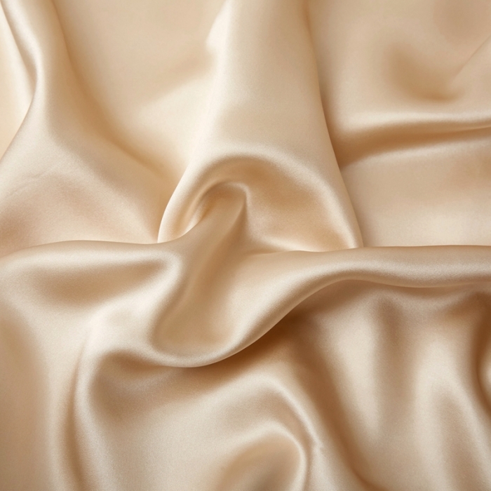 91家纺网 家纺一手货源 找家纺 雅韵诗真丝馆 2023新款滚边枕套（不退换） 香槟金48*74cm一只