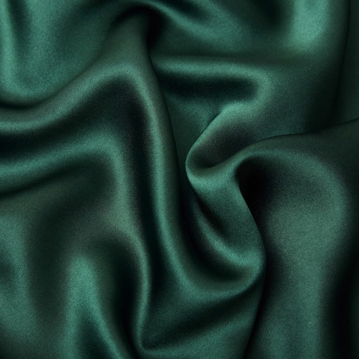 91家纺网 家纺一手货源 找家纺 雅韵诗真丝馆 2023新款滚边枕套（不退换） 祖母绿48*74cm一只