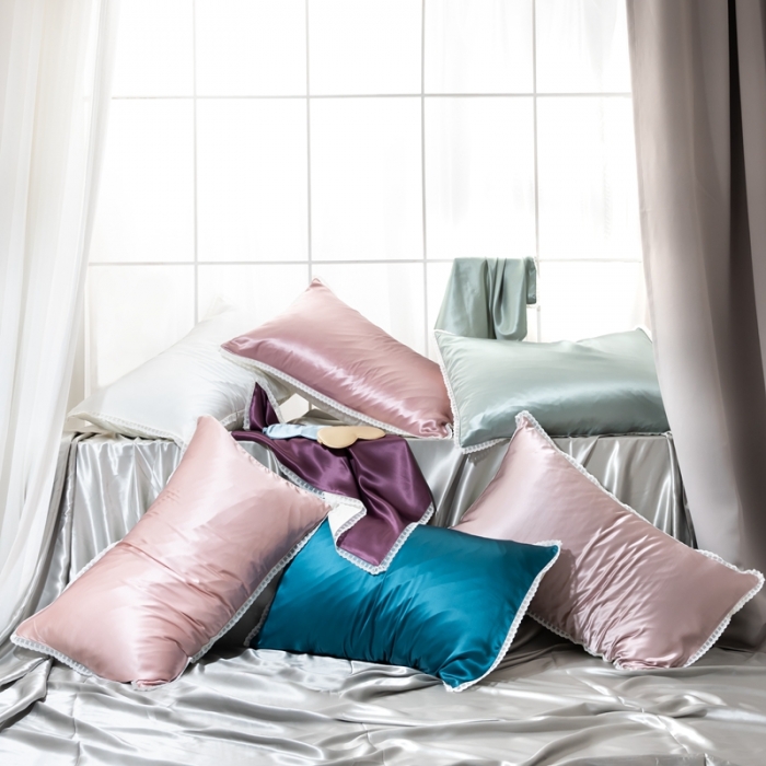 91家纺网 家纺一手货源 找家纺 （总）雅韵诗 2023新款蕾丝花边枕套（不退换）