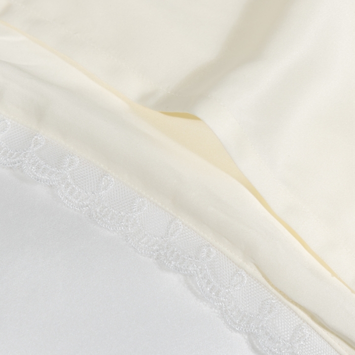 91家纺网 家纺一手货源 找家纺 雅韵诗 2023新款蕾丝花边枕套（不退换） 贵族白48*74cm一只