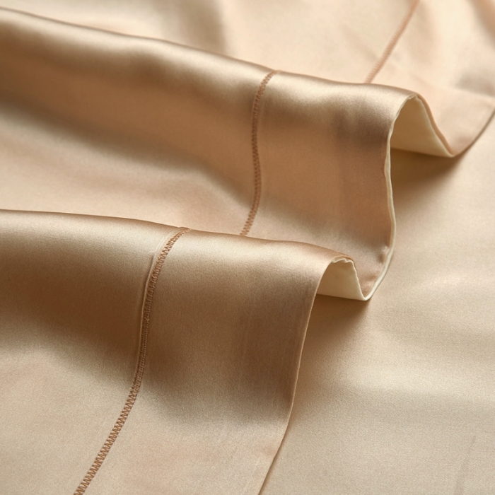 91家纺网 家纺一手货源 找家纺 雅韵诗2023新款三边绣线枕套（不退换） 香槟金48*74+5cm一只