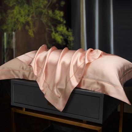 雅韵诗2023新款三边绣线枕套（不退换） 硬糖粉48*74+5cm一只