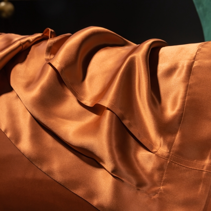 91家纺网 家纺一手货源 找家纺 （总）雅韵诗 2023新款真丝四边枕套（不退换）