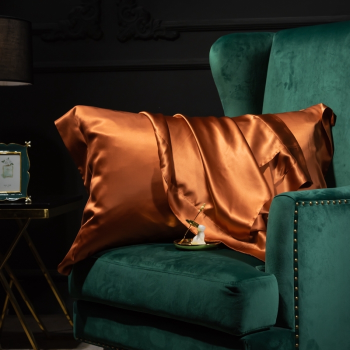 91家纺网 家纺一手货源 找家纺 （总）雅韵诗 2023新款真丝四边枕套（不退换）