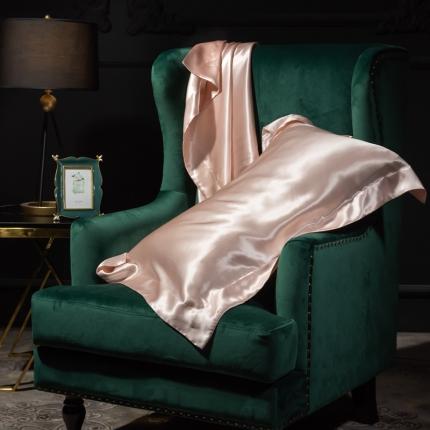 雅韵诗 2023新款真丝四边枕套（不退换） 粉玉48*74cm一只