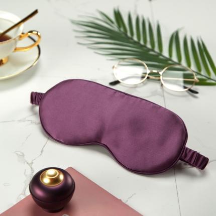 91家纺网 家纺一手货源 找家纺 雅韵诗2023新款真丝眼罩面料及填充均为百分百桑蚕丝 魅惑紫