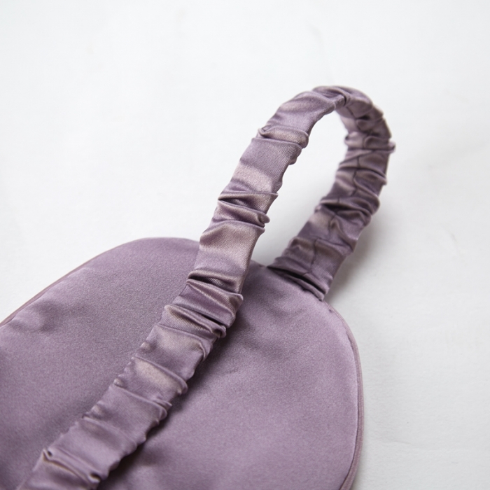 91家纺网 家纺一手货源 找家纺 雅韵诗2023新款真丝眼罩面料及填充均为百分百桑蚕丝 丁香紫