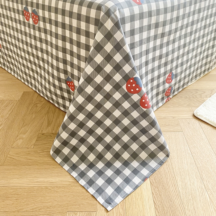 91家纺网 家纺一手货源 找家纺 澳梵家居 2021新款全棉卡通大版毛巾绣四件套 害羞熊-卡其