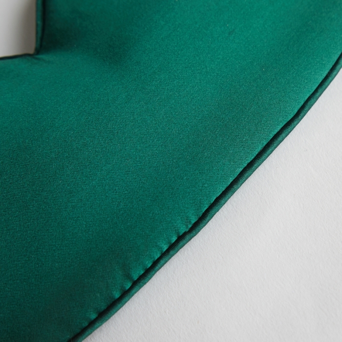 91家纺网 家纺一手货源 找家纺 雅韵诗2023新款真丝眼罩面料及填充均为百分百桑蚕丝 墨绿