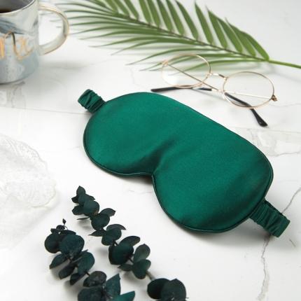 雅韵诗2023新款真丝眼罩面料及填充均为百分百桑蚕丝 墨绿