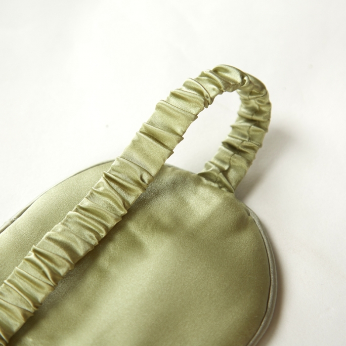 91家纺网 家纺一手货源 找家纺 雅韵诗2023新款真丝眼罩面料及填充均为百分百桑蚕丝 松石绿