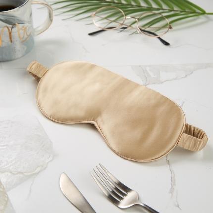 雅韵诗2023新款真丝眼罩面料及填充均为百分百桑蚕丝 香槟金