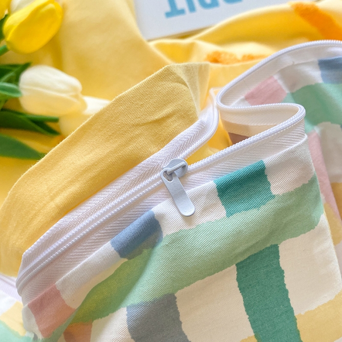 91家纺网 家纺一手货源 找家纺 澳梵家居 2021新款全棉卡通大版毛巾绣四件套 爱鸭鸭