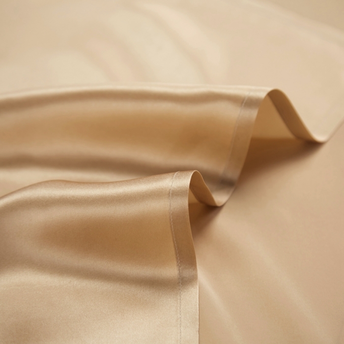 91家纺网 家纺一手货源 找家纺 雅韵诗真丝馆 2023新款真丝枕巾 麦穗金