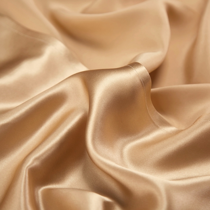 91家纺网 家纺一手货源 找家纺 雅韵诗真丝馆 2023新款真丝枕巾 麦穗金